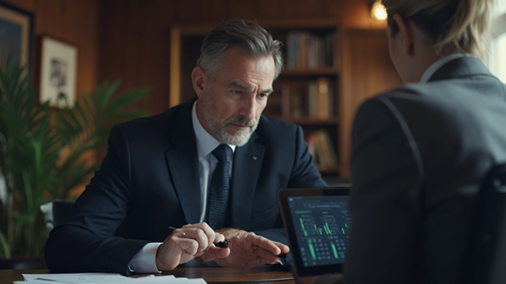 Профессиональное фото инвестиционной консультации