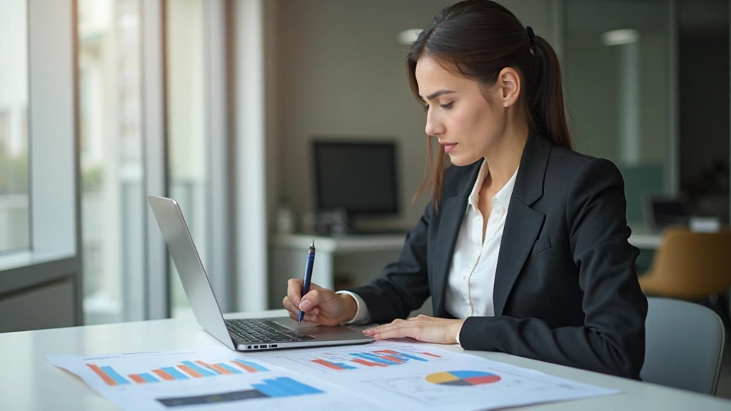 Финансовое планирование на столе с графиками и калькулятором